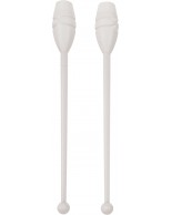 Κορίνες Ρυθμικής Γυμναστικής Amila Παιδικές 36cm Σκληρές,Λευκές 98971