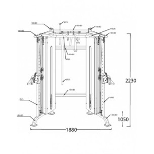 Μηχάνημα Διπλής Τροχαλίας Amila FT3100 91640