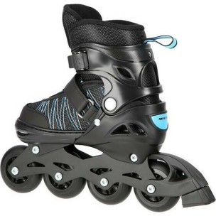 Αυξομειούμενα Πατίνια Rollers NH11912 A Nils Extreme 2σε1 Μαύρο/Μπλε In-Line Skates/Hockey Ice Skates (Size 31-34)