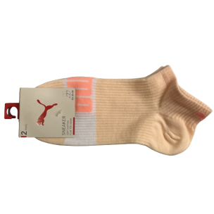 Κάλτσες Puma Women Logo Sneaker 2pack peach combo 701211019 004