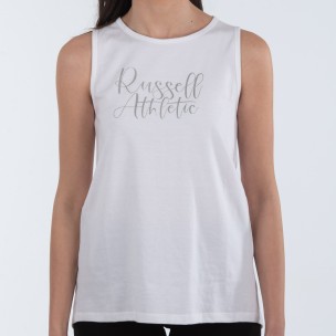 Γυναικείο Αμάνικο T-Shirt Russell Athletic Scripted-Split Back Long Tank A2 113 1 001