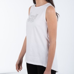 Γυναικείο Αμάνικο T-Shirt Russell Athletic Scripted-Split Back Long Tank A2 113 1 001