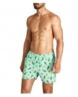 Ανδρικό Μαγιό Bjorn Borg Sylvester loose Swim Short 1p - Lemon Splash Blue Tint 2111-1039-72921