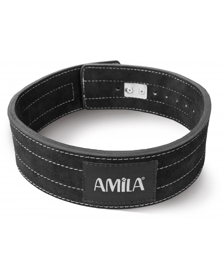 Ζώνη Άρσης Βαρών με Κλιπ Amila Power Lifting XL 94918