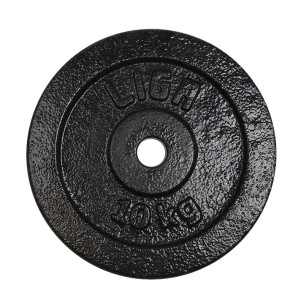 CAST IRON DISCS 10kg (Φ28) LIGASPORT
