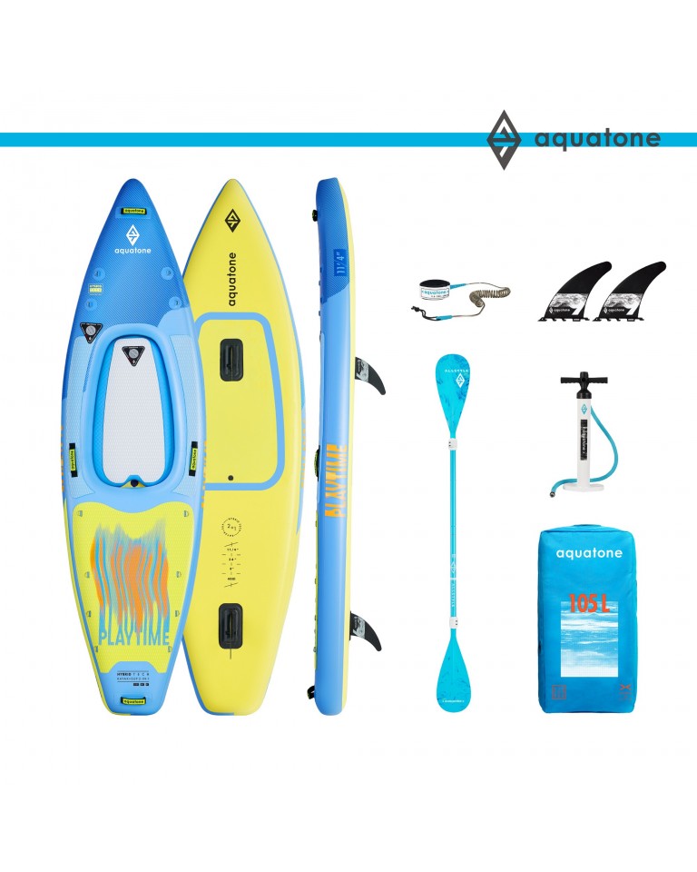 Σανίδα Φουσκωτή Sup Playtime 11'4'' 2 in 1 Kayak κ' Sup Aquatone TS-080