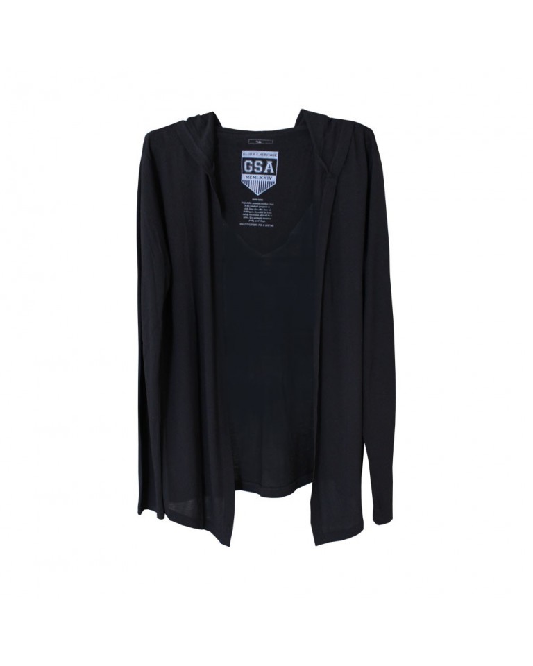 Γυναικεία Μακρυμάνικη Μπλούζα GSA Glory Cartigan 3728011 Jet Black