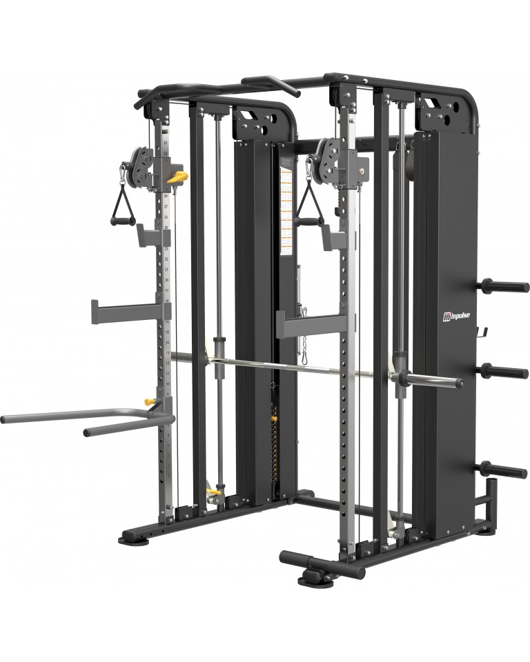 Μηχάνημα Διπλής Τροχαλίας με Smith Impulse Dual Adjustable Pulley & Smith ES2100
