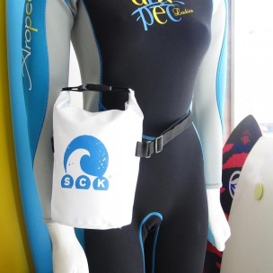 Αδιάβροχος Σάκος με Ιμάντες Μέσης 3L (Άσπρος) Sck