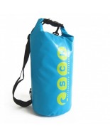 Αδιάβροχος σάκος με ιμάντες πλάτης 15L μπλε