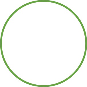 Χούλα Χουπ Πράσινο 70cm Φ19mm 175gr, amila (48059)