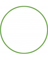 Χούλα Χουπ Πράσινο 76cm Φ18mm 185gr, amila (48164)