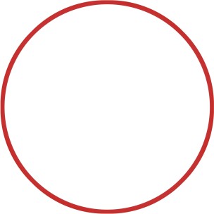 Χούλα-Χουπ Κόκκινο 60cm - Φ18mm - 155gr, (48168)