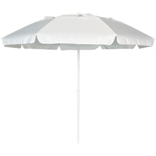 Ομπρέλα Παραλίας 2m 8 Ακτίνες Λευκή Escape 12041