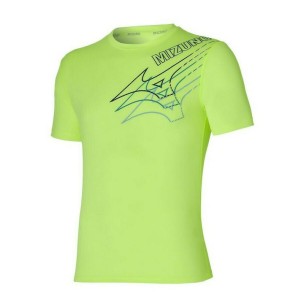 Ανδρικό T-shirt Mizuno Core Graphic Tee J2GA205737 Κίτρινο