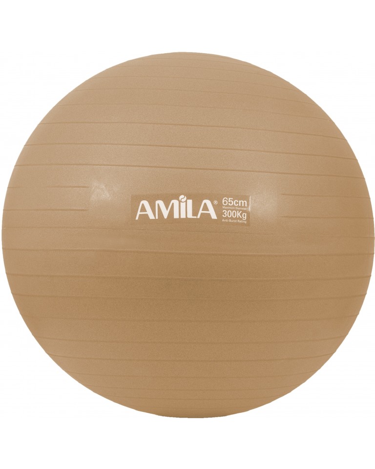 Μπάλα Γυμναστικής Amila Gymball 65cm Χρυσή 95847