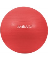 Μπάλα Γυμναστικής Amila Gymball 65cm Κόκκινη Bulk 48441