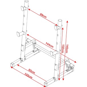 Ορθοστάτες Άρσης Βαρών Amila BR500 91501