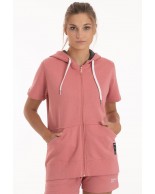 Γυναικεία Ζακέτα με κουκούλα Magnetic North Wo's S/S Zip Hoodie (Stawberry) 22022