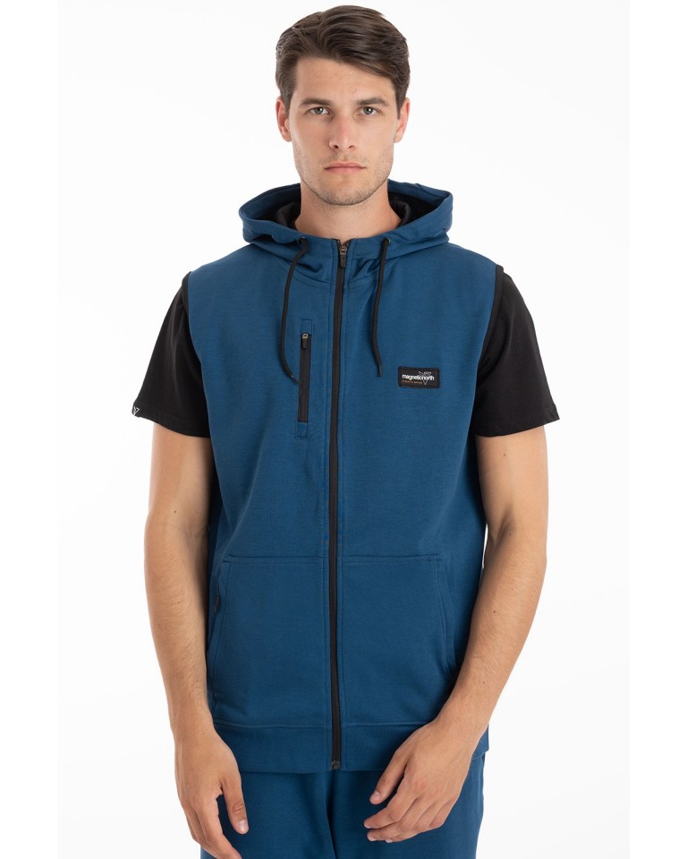 Ανδρικό Ζακέτα με κουκούλα Magnetic North Men's Tech Fleece Zip Hoodie (Blue) 22034
