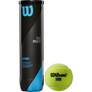 Wilson Tour Premier All Court Μπαλάκια Τένις για Τουρνουά 4τμχ WRT119400