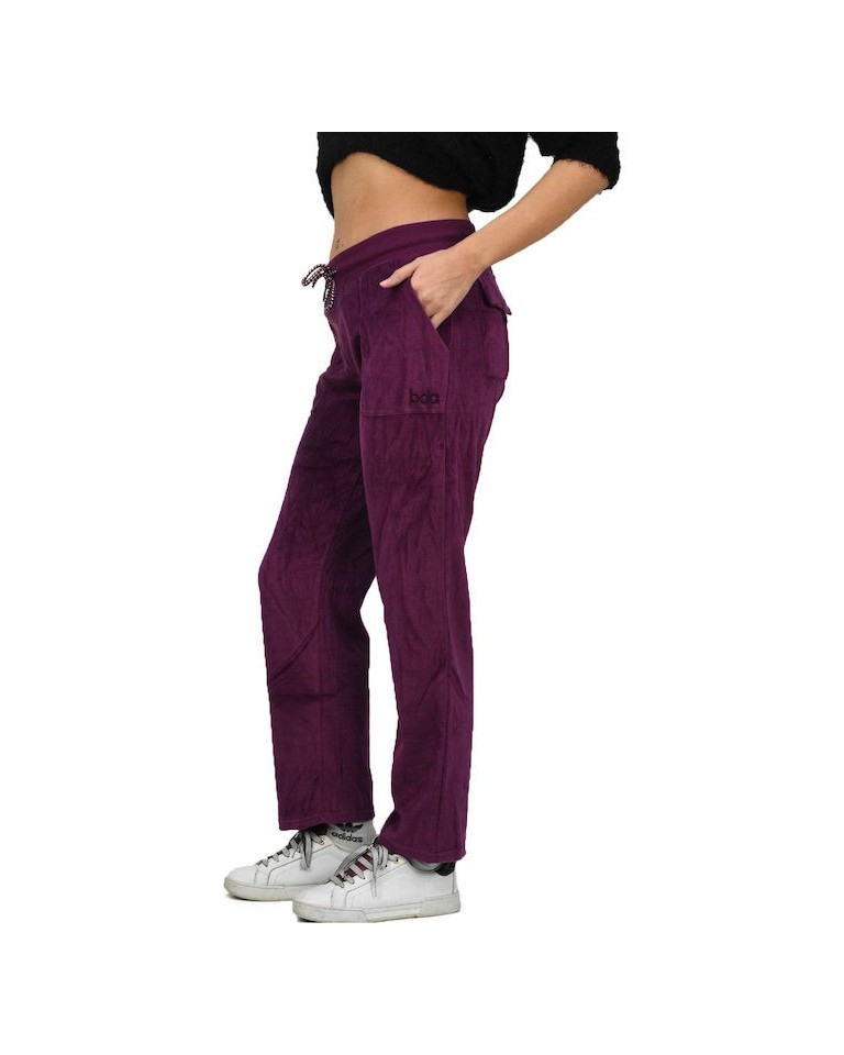 WOMEN BASIC VELOUR PANTS 021140-09-8D