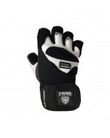 Γάντια γυμναστικής κοφτά Power System PS 2850 (Λευκό-Γκρί)