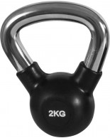 Kettlebell Rubber Cover Cr Handle 2Kg  90452