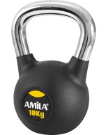 Amila Kettlebell Rubber Cover Cr Handle 10Kg 44572