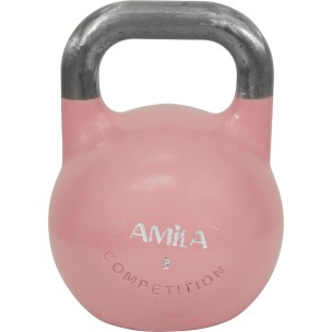 Αλτήρας Kettlebell amila Aγωνιστικό 8kg Ροζ (84581)