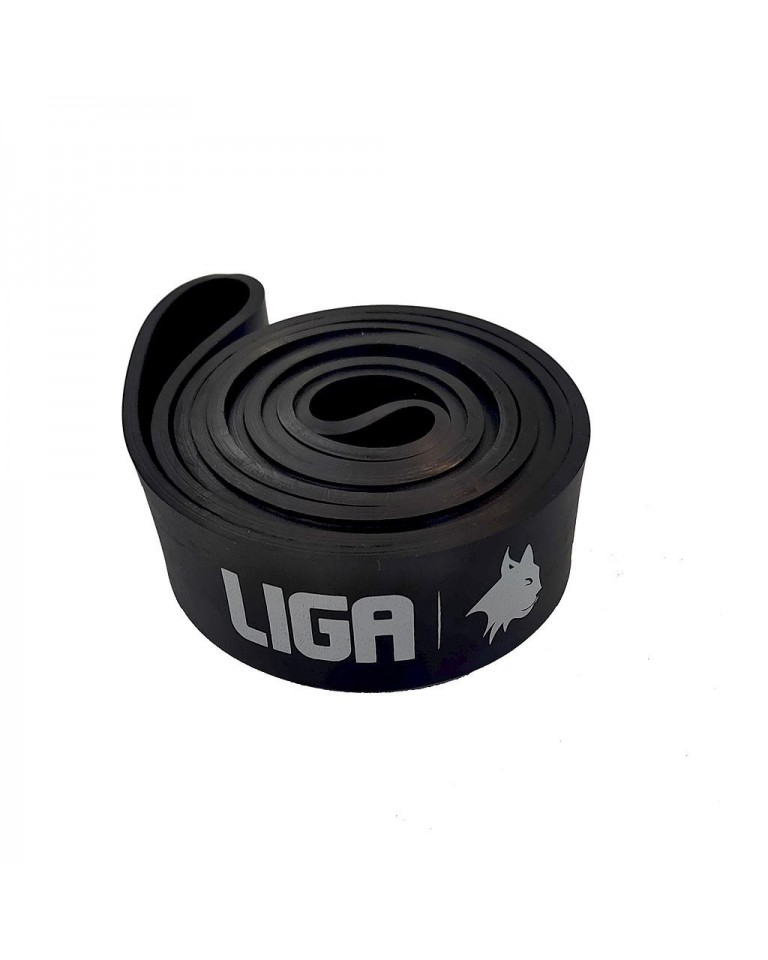 Λάστιχο αντίστασης (heavy duty tpe band) (χρώμα μαύρο) 208εκ.*4,5εκ.*0,44εκ Ligasport