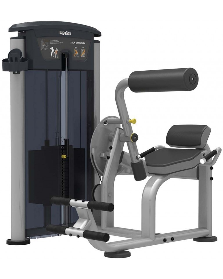 Μηχάνημα Έκτασης Πλάτης Impulse Back Extension IT953S (Aσημί)