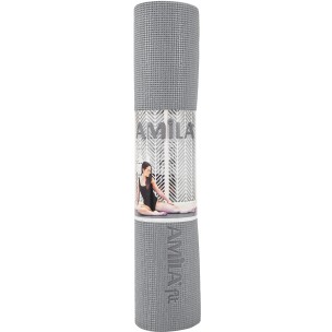 Στρώμα Yoga 4mm Ανθρακί Amila 96751