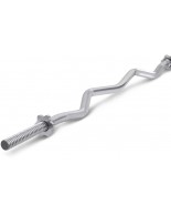 Στραβόμπαρα άρσης βαρών με βιδωτό κολάρο Φ28mmx120cm, 6kg