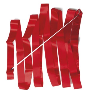 Κορδέλα ρυθμικής γυμναστικής Κόκκινη, μήκους 6m (47982)