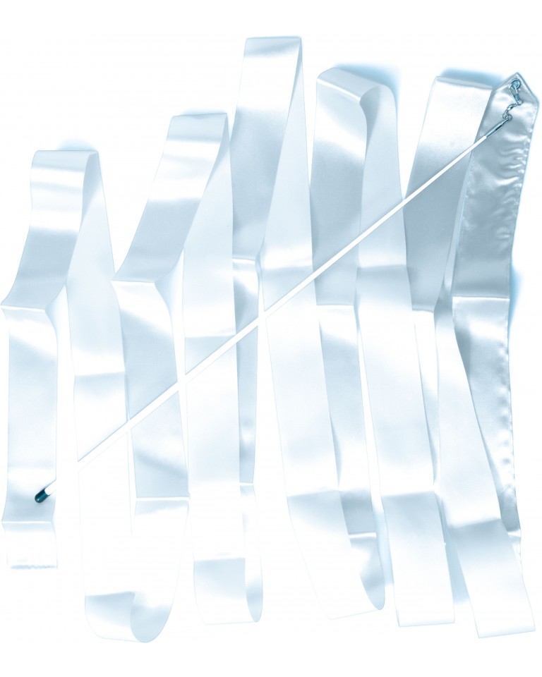 Κορδέλα Ρυθμικής Γυμναστικής 5m, Άσπρη Amila 47998