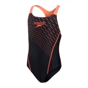 Παιδικό Ολόσωμο Μαγιό SPEEDO MEDLEY LOGO MEDALIST Μαύρο 13458-G683G