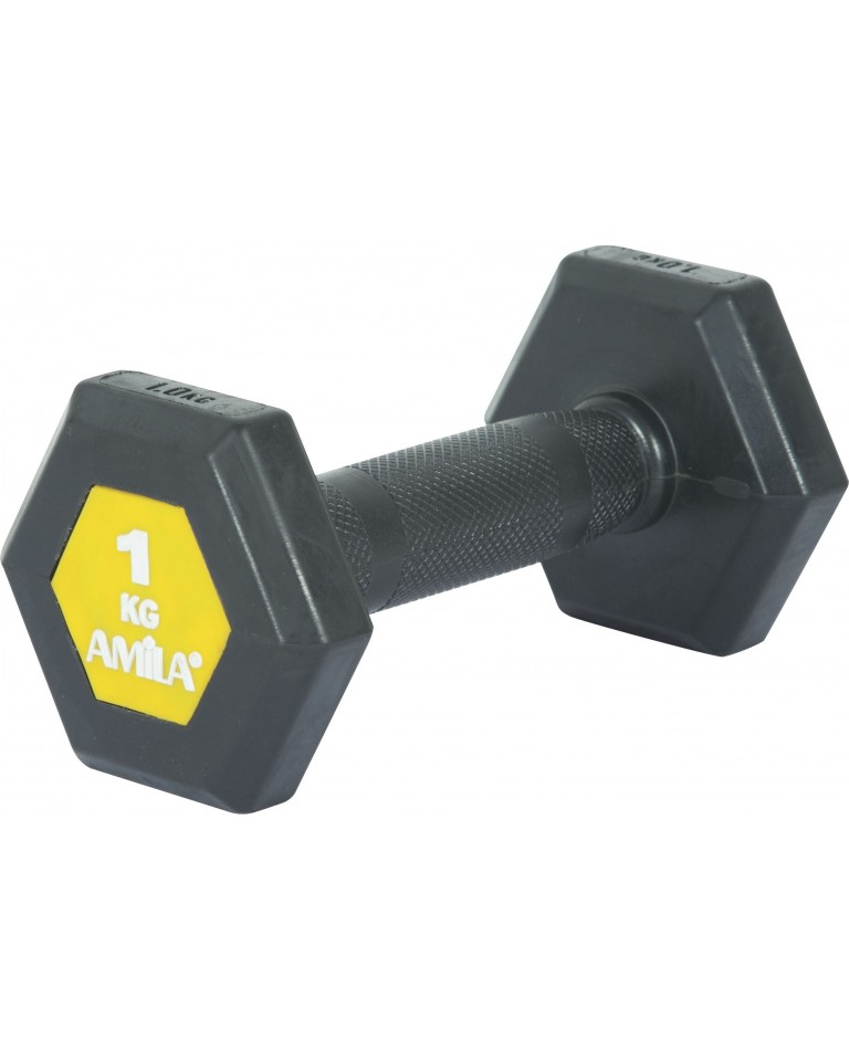 Aλτήρας Εξάγωνος Original Rubber H - 1,0kg Amila 90580