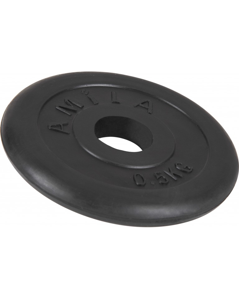 Δίσκοι μαντέμι με λαστιχένια επένδυση Amila 0.5 Kg 44431