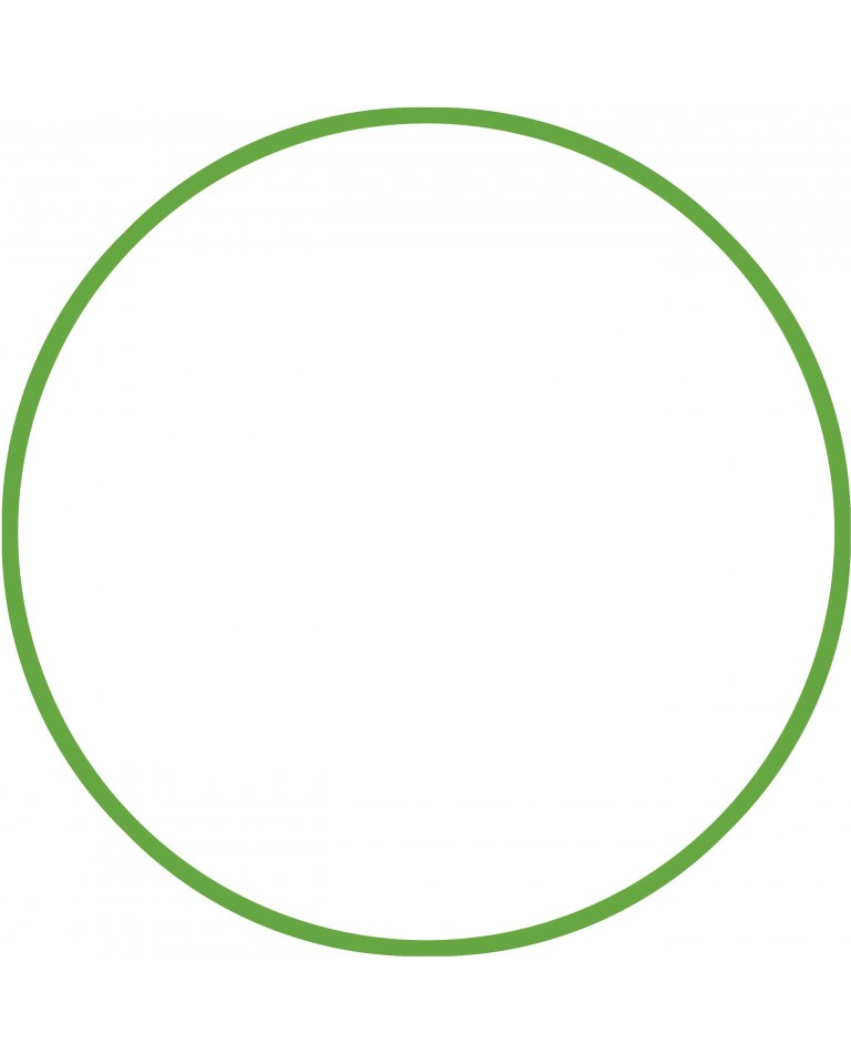 Χούλα-Χουπ HQ 70cm - Φ19mm - 280gr, Πράσινο Amila 98812