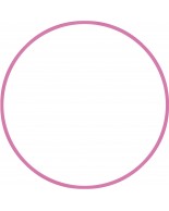 Χούλα-Χουπ HQ 70cm - Φ19mm - 280gr, Ροζ Amila 98808