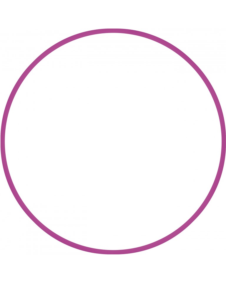 Χούλα-Χουπ HQ 60cm - Φ19mm - 230gr, Φούξια Amila 98801