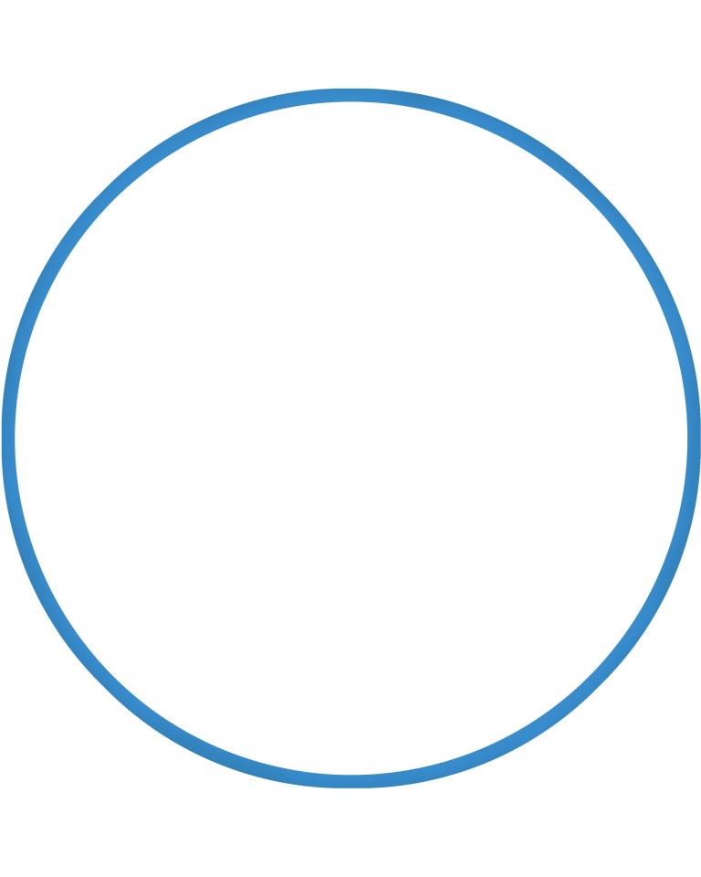 Χούλα-Χουπ HQ 70cm - Φ19mm - 280gr, Μπλε Amila 98810
