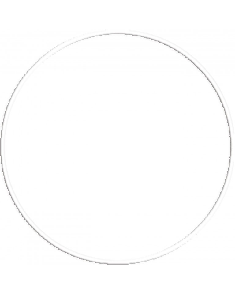 Χούλα-Χουπ HQ 70cm - Φ19mm - 280gr, Λευκό Amila 98814