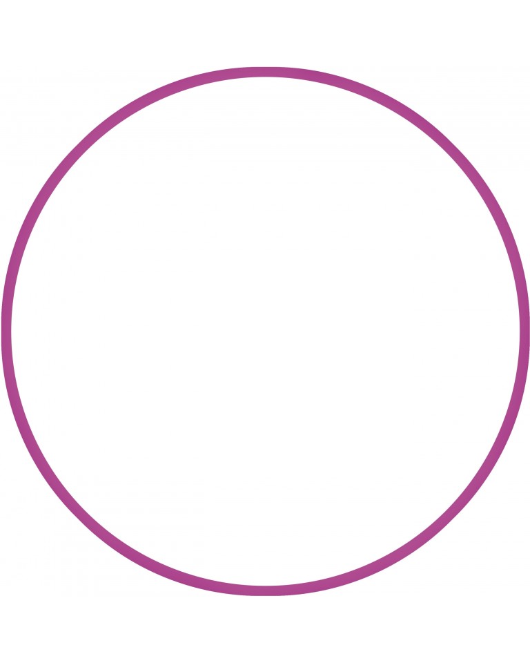 Χούλα-Χουπ HQ 70cm - Φ19mm - 280gr, Φούξια Amila 98807