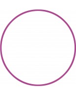 Χούλα-Χουπ HQ 70cm - Φ19mm - 280gr, Φούξια Amila 98807