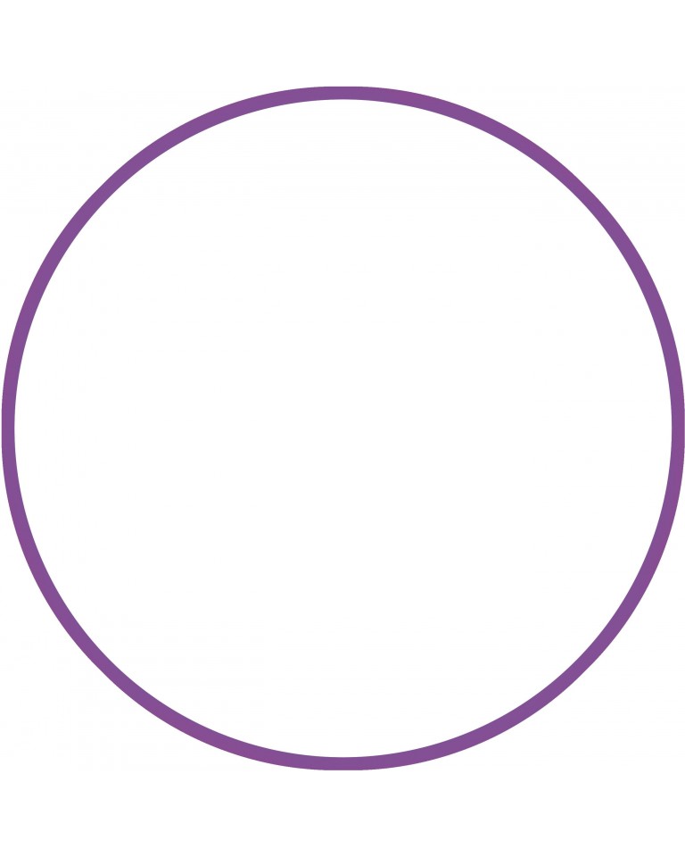 Χούλα-Χουπ HQ 70cm - Φ19mm - 280gr, Μωβ Amila 98813
