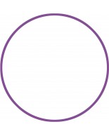 Χούλα-Χουπ HQ 60cm - Φ19mm - 230gr, Μωβ Amila 98804
