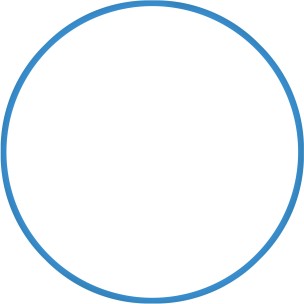 Χούλα Χουπ Μπλε  76cm Φ18mm 185gr, amila (48160)