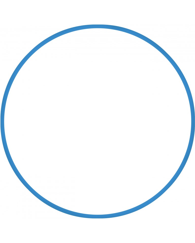 Χούλα-Χουπ 76cm - Φ18mm - 185gr, Μπλε Amila 48160